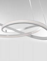 Nova Luce Futuristick� LED lustr Fusion v nad�asov�ch barv�ch - 720 x 1500 mm, 3000 K, b�l� NV 1701101001