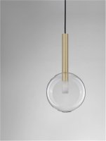 NOVA LUCE závěsné svítidlo AMELIA zlatá a čiré sklo G9 1x5W 230V IP20 bez žárovky 9028831 NOVA LUCE závěsné svítidlo AMELIA zlatá a čiré sklo G9 1x5W 230V IP20 bez žárovky 9028831