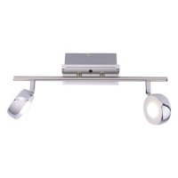 PAUL NEUHAUS LED stropn� sv�tidlo, 2-ramenn�, ocel, modern� RGB+3000-5000K LD 12073-55