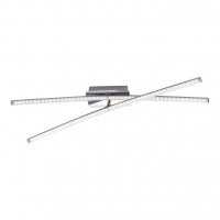 PAUL NEUHAUS LED stropn� sv�tidlo, 2-ramenn�, ocel, design 3000K LD 11272-55