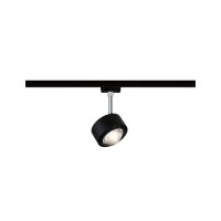 PAULMANN URail LED-spot Aldan 9W �ern� mat/chrom 2700K kov/um�l� hmota stm�vateln� 969.27