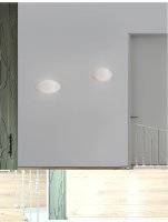 NOVA LUCE n�st�nn� sv�tidlo ASTRID b�l� kov a akryl LED 20W 220-240V 3000K IP20 9128320