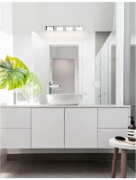 NOVA LUCE n�st�nn� sv�tidlo nad zrcadlo SABIA chrom hlin�k a akryl LED 20W 220-240V 3000K IP44 9122341