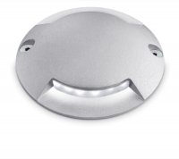 CENTURY Zemn� LED PAVI 70mm 2sv�tla 0,8W 24VAC/DC 4000K 16Lm 100d 70x13mm 500kg IP67 IK06 CEN PAVI2L-087040