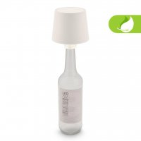 BRILONER Bota lampička na láhev - 1,8W, 120lm, nabíjecí, LED, stmívatelné, dotykový vypínač, teplá bílá, bílá 7709016 BRILONER Bota lampička na láhev - 1,8W, 120lm, nabíjecí, LED, stmívatelné, dotykový vypínač, teplá bílá, bílá 7709016