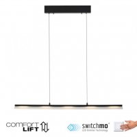 JUST LIGHT LED z�v�sn� sv�tidlo �ern� Comfor Lift nastaviteln� v��ka krokov� stm�vateln� 3000K LD 12288-18