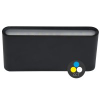 Ecolite SMD fasádní svítidlo 2x6W 800lm CCT IP65 černé ZFP12-CR Ecolite SMD fasádní svítidlo 2x6W 800lm CCT IP65 černé ZFP12-CR