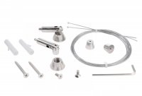 Light Impressions Reprofil z�v�s (nastaviteln�) sada 2 ks st��brn� 987060