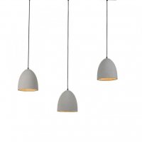 PAUL NEUHAUS Z�v�sn� sv�tidlo, barva beton, E27, st�nidlo, 3-ramenn�, IP20