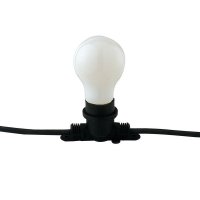 Kabel se sv�tidly PICNIC, �ern�, 10 x E27, IP44, s vidlic� Schuko, 10 m