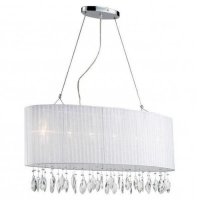 Závěsné svítidlo AZzardo Sidney oval white AZ0757 E14 6x40W IP20 82cm bílé Závěsné svítidlo AZzardo Sidney oval white AZ0757 E14 6x40W IP20 82cm bílé