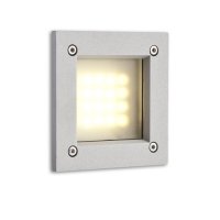 Venkovn� sv�tidlo ATRIA LED z�pustn� st��brn� 230V LED 3W IP55 - RED - DESIGN RENDL