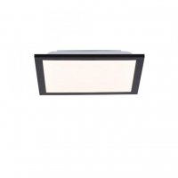 LEUCHTEN DIREKT is JUST LIGHT LED stropn� sv�tidlo, �ern�, hranat�, ploch�, do interi�ru 3000K