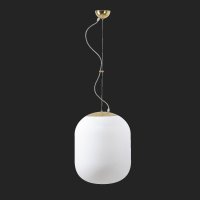 OSMONT TAN67336 TANIA L2 z�v�sn� sklen�n� sv�tidlo mosaz le�t�n� / b�l� IP40 3000 K 41W LED nouzov� kombinovan� 3 h