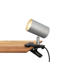 BRILONER Klem lampi�ka na st�l, nastaviteln�, s klipsem, matn� chrom 2766014