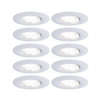 PAULMANN Vestavné svítidlo LED Calla kruhové 10x6W bílá mat výklopné 999.22 P 99922 PAULMANN Vestavné svítidlo LED Calla kruhové 10x6W bílá mat výklopné 999.22 P 99922