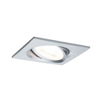PAULMANN Vestavn� sv�tidlo LED Nova hranat� 1x6,5W GU10 hlin�k brou�en� v�klopn� 3-krokov�-stm�vateln� 934.73 P 93473