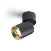 RENDL DARIO stropní černá česaná mosaz 230V GU10 9W R13868 RENDL DARIO stropní černá česaná mosaz 230V GU10 9W R13868