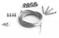 CENTURY LED KIT PLINE sada 4ks nerez lanka 100cm pro zav�en� LED PANELU: PQEL1 36W, PQEL2 36W a PQEL4 60W CEN KIT-PQE