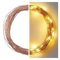 EMOS LED vánoční nano řetěz měděný, 10 m, venkovní i vnitřní, teplá bílá, časovač D3AW02 EMOS LED vánoční nano řetěz měděný, 10 m, venkovní i vnitřní, teplá bílá, časovač D3AW02
