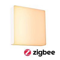 PAULMANN LED venkovní nástěnné svítidlo Smart Home Zigbee 3.0 Azalena pohybové čidlo HF senzor IP44 250x97mm CCT 8,5W 230V bílá umělá hmota/hliník PAULMANN LED venkovní nástěnné svítidlo Smart Home Zigbee 3.0 Azalena pohybové čidlo HF senzor IP44 250x97mm CCT 8,5W 230V bílá umělá hmota/hliník