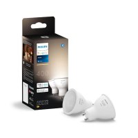 Philips Hue sada 2x LED ��rovka White GU10 4,2W 400lm 2700K CRI80 IP20