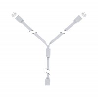 PAULMANN MaxLED Y-Splitter 1 ku 2 rozbo�ova� 30 cm um�l� hmota b�l� 798.13 P 79813