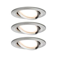 Paulmann vestavné svítidlo LED Coin Slim IP23 kruhové 6,8W kov 3ks sada stmívatelné a nastavitelné 938.78 P 93878 Paulmann vestavné svítidlo LED Coin Slim IP23 kruhové 6,8W kov 3ks sada stmívatelné a nastavitelné 938.78 P 93878
