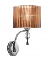 N�st�nn� lampa AZzardo Impress wall brown AZ2904 E27 1x50W IP20 30cm hn�d�