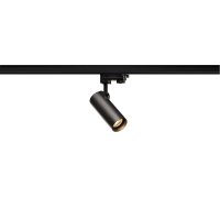 BIG WHITE HELIA 50, z��ivka na 3f�zovou vysokonap�ovou nap�jec� kolejnici, LED, 3000K, �ern�, 35�, v�. 3f�zov�ho adapt�ru 15296