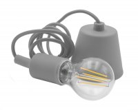 CENTURY SILIKONOVÝ ZÁVĚS FANTASY ŠEDÝ pro LED žárovky délka 150cm E27 IP20 Visual Box CENTURY SILIKONOVÝ ZÁVĚS FANTASY ŠEDÝ pro LED žárovky délka 150cm E27 IP20 Visual Box