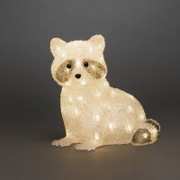 Mýval sedící 6282-103, 48 LED teplá bílá, výška 27 cm Mýval sedící 6282-103, 48 LED teplá bílá, výška 27 cm