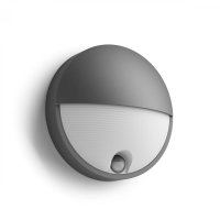 Philips Capricorn nástěnné svítidlo 4,3W 2700K antracit pohybový senzor Philips Capricorn nástěnné svítidlo 4,3W 2700K antracit pohybový senzor
