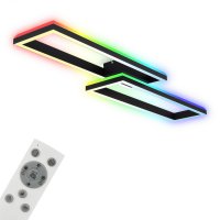 BRILONER RGB CCT LED stropn� sv�tidlo, 119,5 cm, 45 W, 4400 lm, �ern� BRILO 3754-015