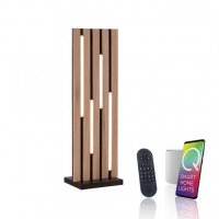 PAUL NEUHAUS LED stoln� lampa Q-AKUSTIK d�evo, p��rodn� Smarthome s aplikac� CCT ZigBee 2700-5000K PN 4822-79