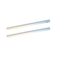 PAULMANN LED podskříňkové svítidlo Inline 2ks sada 2x4W 350x26mm 24V matný chrom CCT čidlo PAULMANN LED podskříňkové svítidlo Inline 2ks sada 2x4W 350x26mm 24V matný chrom CCT čidlo