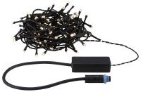 PAULMANN Plug & Shine LED sv�teln� �et�z Yuna tepl� b�l� 12,4m IP44 2,5W �ern�