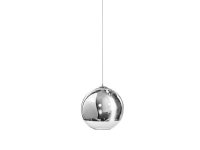 AZzardo SILVER BALL z�v�sn� sv�tidlo 1x E27 60W bez zdroje 18cm IP20, chromov�