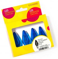 Exihand Blistr 4 modr� ��rovky FELICIA LED FILAMENT 14V/0,2W 166100.FIL.B.MO