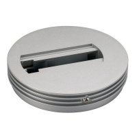 BIG WHITE STROPN� ROZETA, pro vysokonap�ovou 1f�zovou n�stavnou p��pojnici, st��bro�ed� 143382