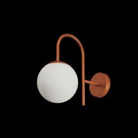 OSMONT ANC40005 ANCHA 1 n�st�nn� sklen�n� sv�tidlo terakota / b�l� IP40 25W E27