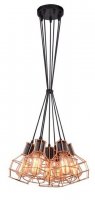 Závěsné svítidlo AZzardo Carron 7 copper AZ2142 E27 7x60W IP20 45cm měděné Závěsné svítidlo AZzardo Carron 7 copper AZ2142 E27 7x60W IP20 45cm měděné