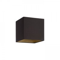 RENDL TEMPO 15/15 st�nidlo Polycotton �ern�/zlat� f�lie max. 28W R11812