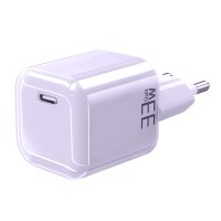 Solight 33W GaN fast charge USB-C adapt�r, fialov� DC74V