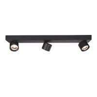 ACA Lighting bodov� sv�tidlo n�st�nn� LED 15W COB 80� 3000K 1200LM �ern� hlin�k 54X7XH10CM PLUTO RA33LEDS54BK