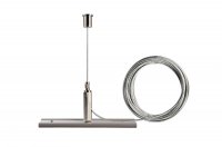 Deko-Light kolejnicov� syst�m 3-f�zov� 230V D Line z�v�sn� dr��k Mini 5,0m lanko �ed� RAL 7040 120 mm 710095