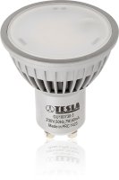 TESLA - LED ��rovka GU10 7W 230V 500lm 100D 25 000hod 3000K tepl� b�l� CRI(Ra) 80 GU100730-3