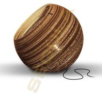 Segula 15028 designov� pap�rove sv�tidlo Globe 640 od Think Paper - E27