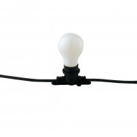 Kabel se sv�tidly PICNIC, �ern�, 10 x E14, IP44, s vidlic� Schuko, 5 m