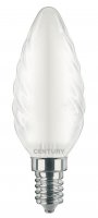 CENTURY LED FILAMENT SVÍČKA TWIST SATÉN 4W E14 4000K 470Lm 360d 35x97mm IP20 CEN INSTOR-041440 CENTURY LED FILAMENT SVÍČKA TWIST SATÉN 4W E14 4000K 470Lm 360d 35x97mm IP20 CEN INSTOR-041440